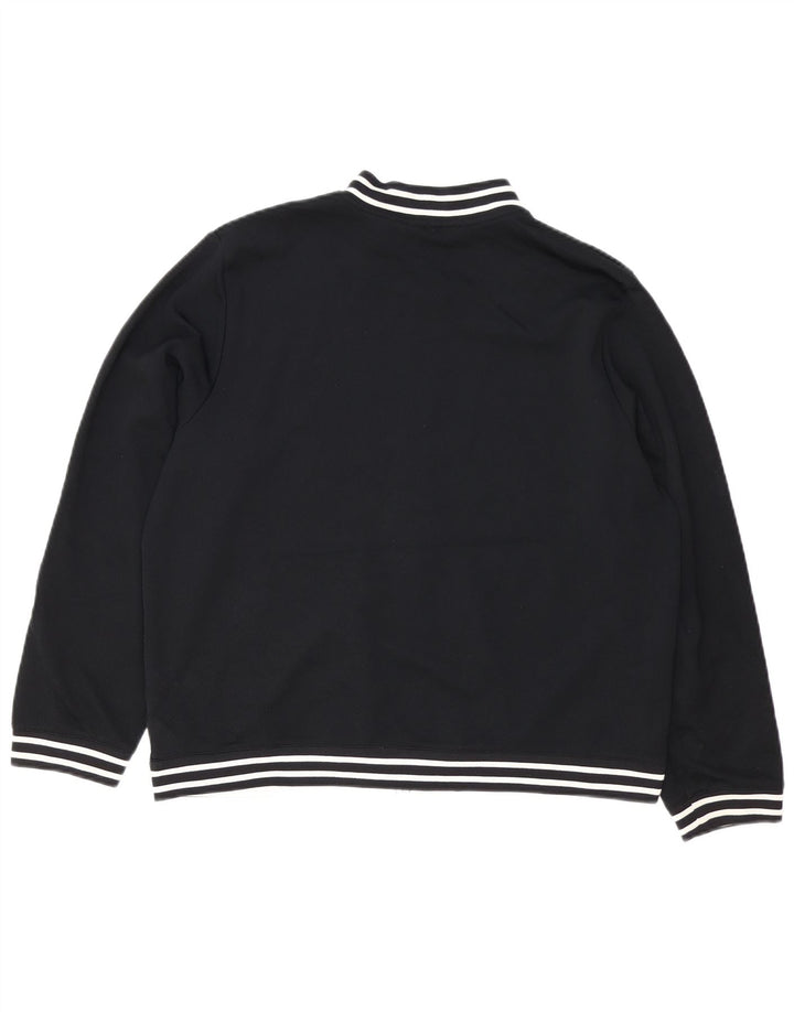 Izod ženska gornja jakna trenirke UK 18 XL crni poliester