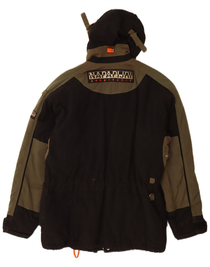 NAPAPIJRI muška vjetrovka s kapuljačom UK 38 srednje crna poliamidna
