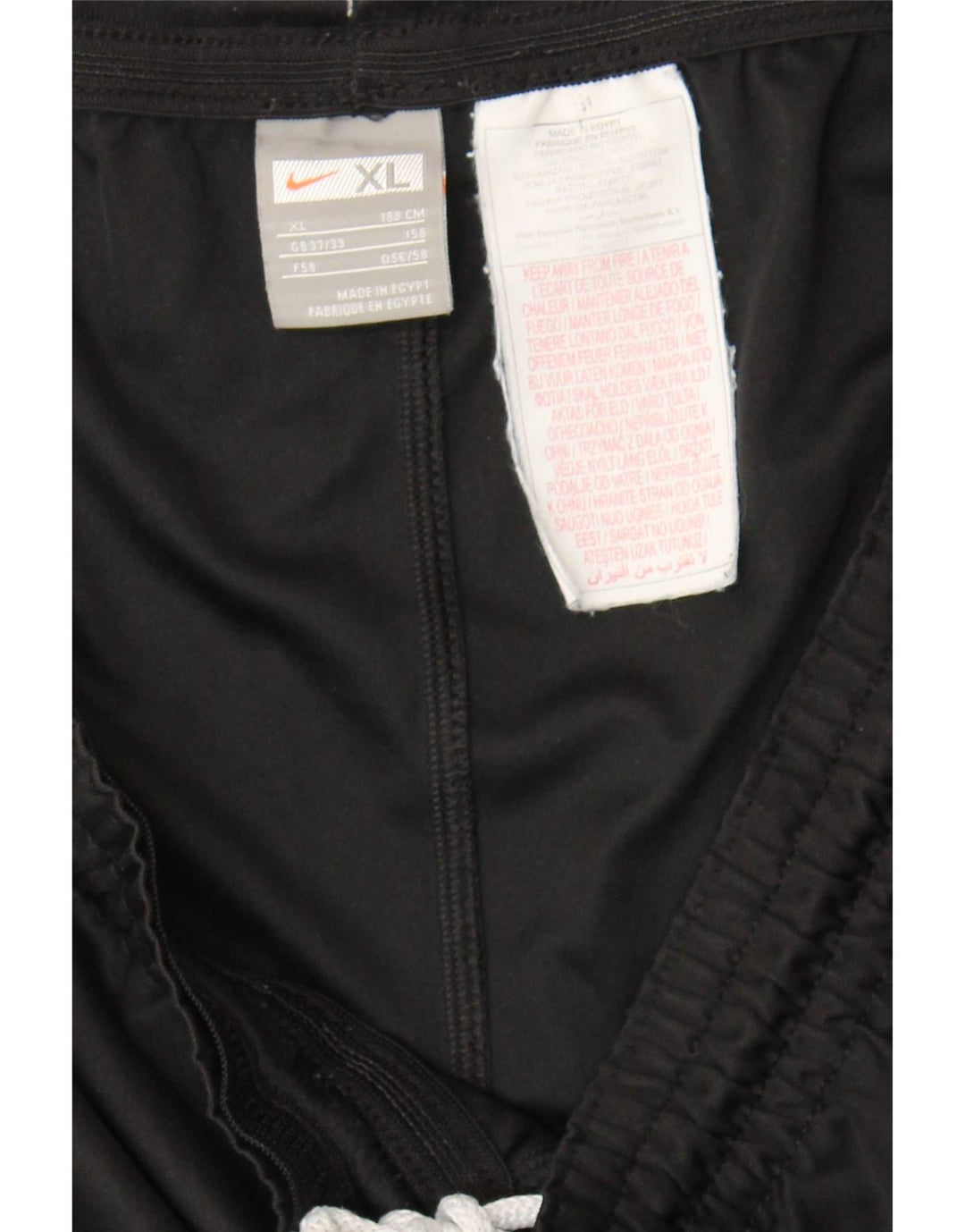 Nike muške sportske kratke hlače XL crni poliester