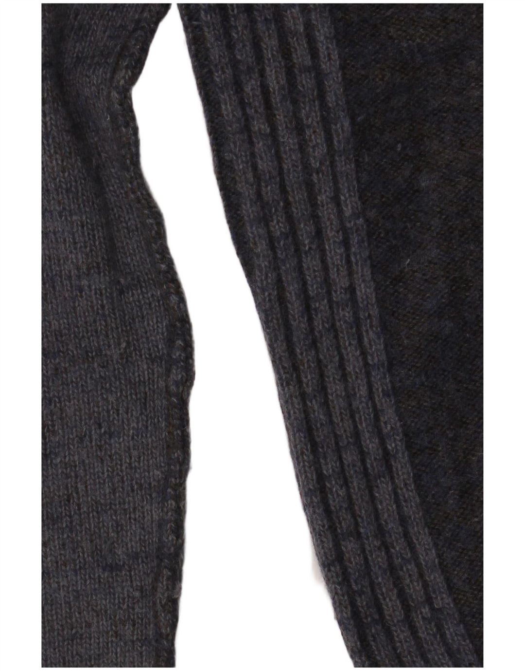 Zara muški džemper s okruglim izrezom srednje sive boje od vune