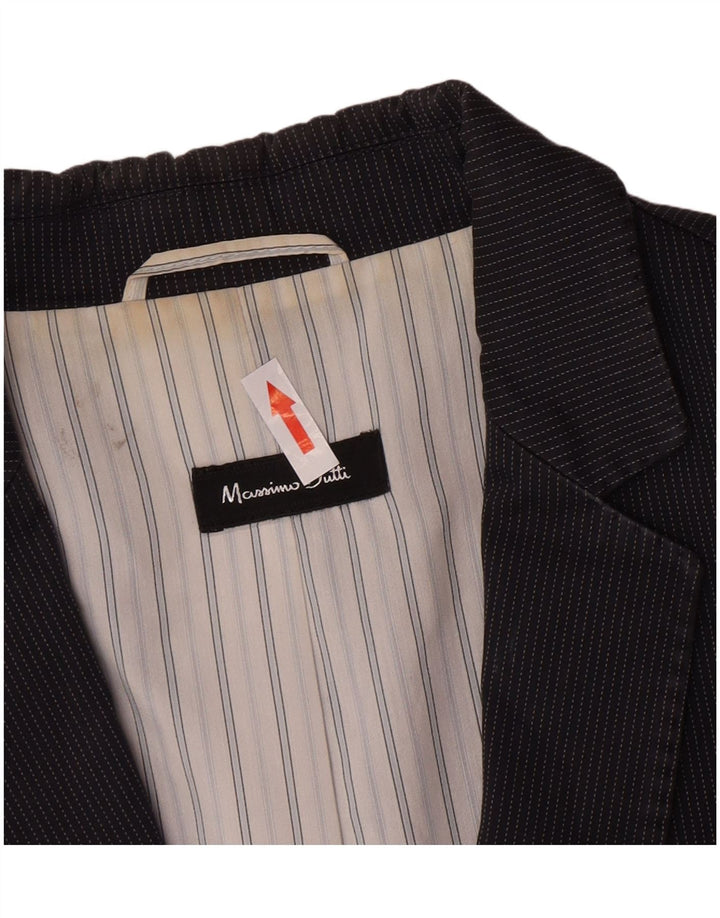 Massimo Dutti ženski sako s jednim gumbom EU 44 XL mornarsko plave pruge