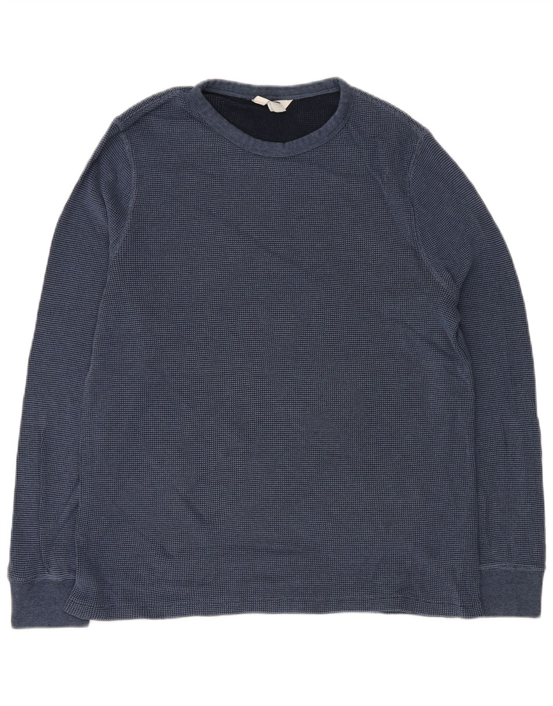 MARKS & SPENCER Muška majica širokog kroja s dugim rukavima, srednje plavi pamuk