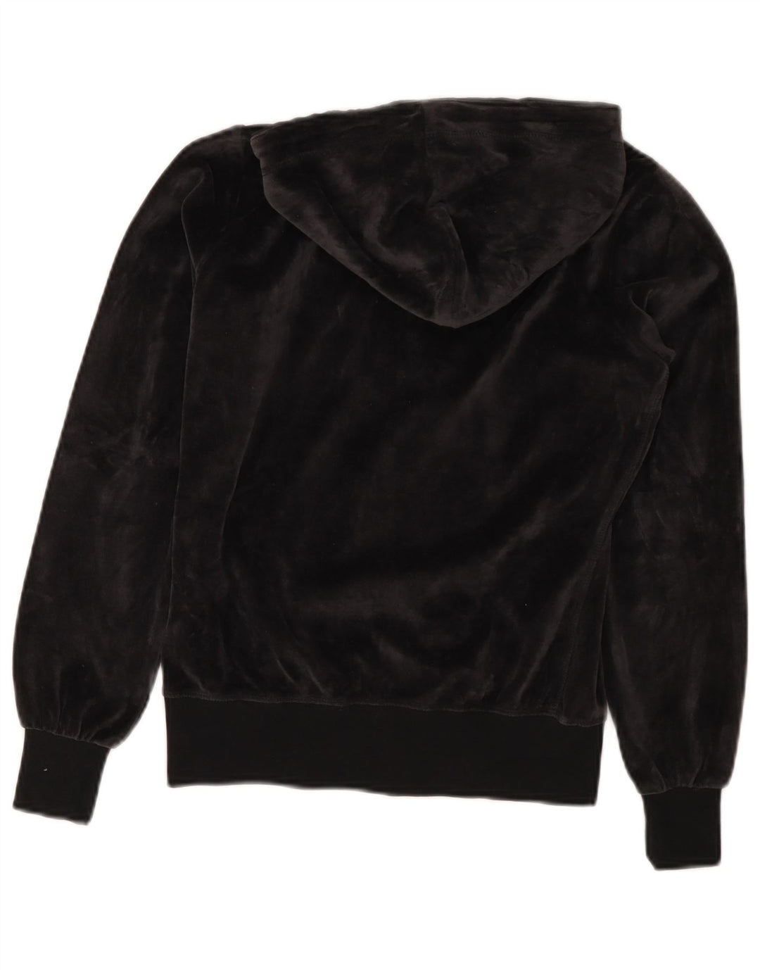 CHAMPION Ženska majica s kapuljačom Heritage Fit Velur Zip UK 10 Mala crna