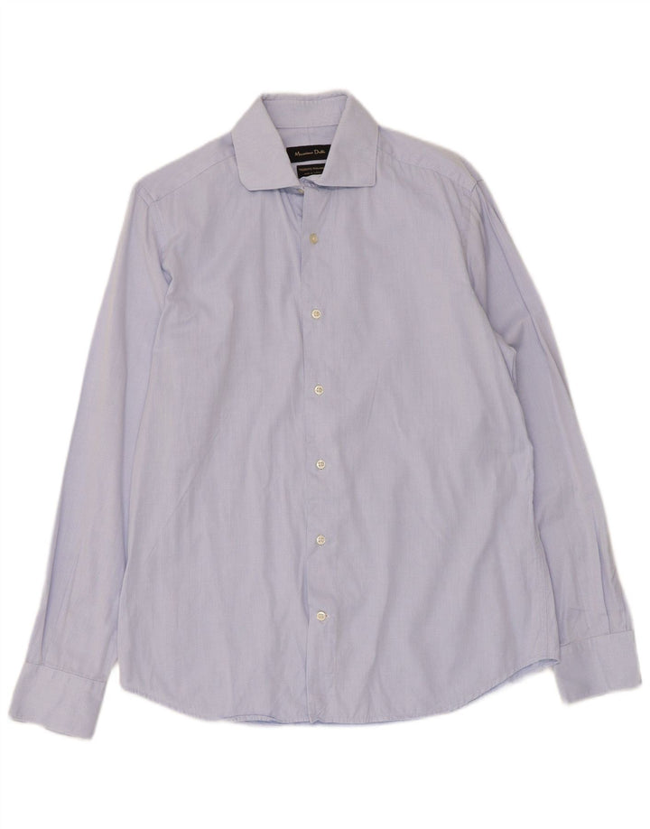 Massimo Dutti muška košulja veličina 41 srednje plava Argyle/dijamant