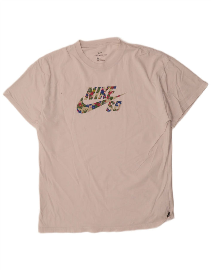 Nike muška majica s grafičkim motivima, srednji bijeli pamuk
