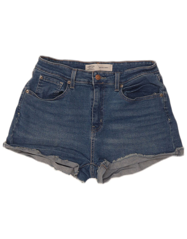 Levi's ženske kratke traper hlače visokog struka US 12 Large W31 plavi pamuk
