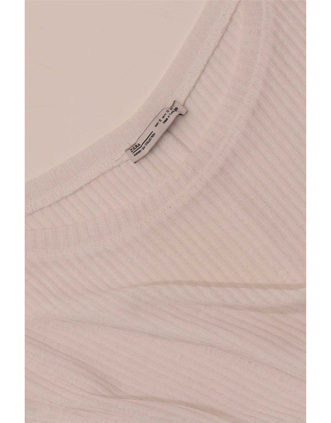 Zara ženski preveliki prsluk UK 10 Small White