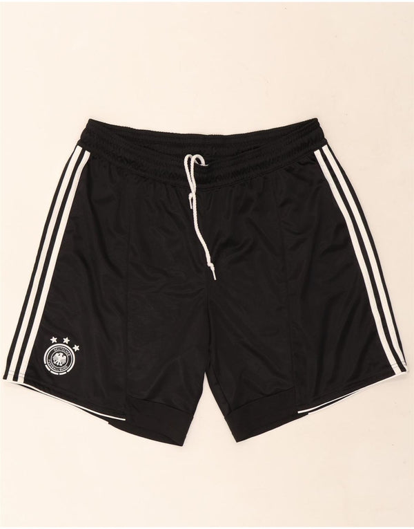 ADIDAS Mens Deutscher Fussball Bund Sport Shorts UK 42 Large Black
