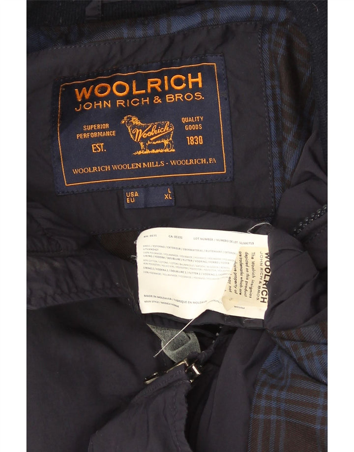 Woolrich Muška bombaška jakna UK 40 Large tamnoplavi poliamid