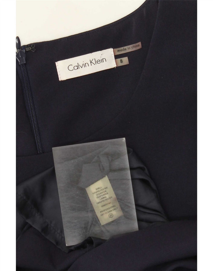 Calvin Klein ženska plašt haljina bez rukava US 8 Srednje tamnoplavi poliester