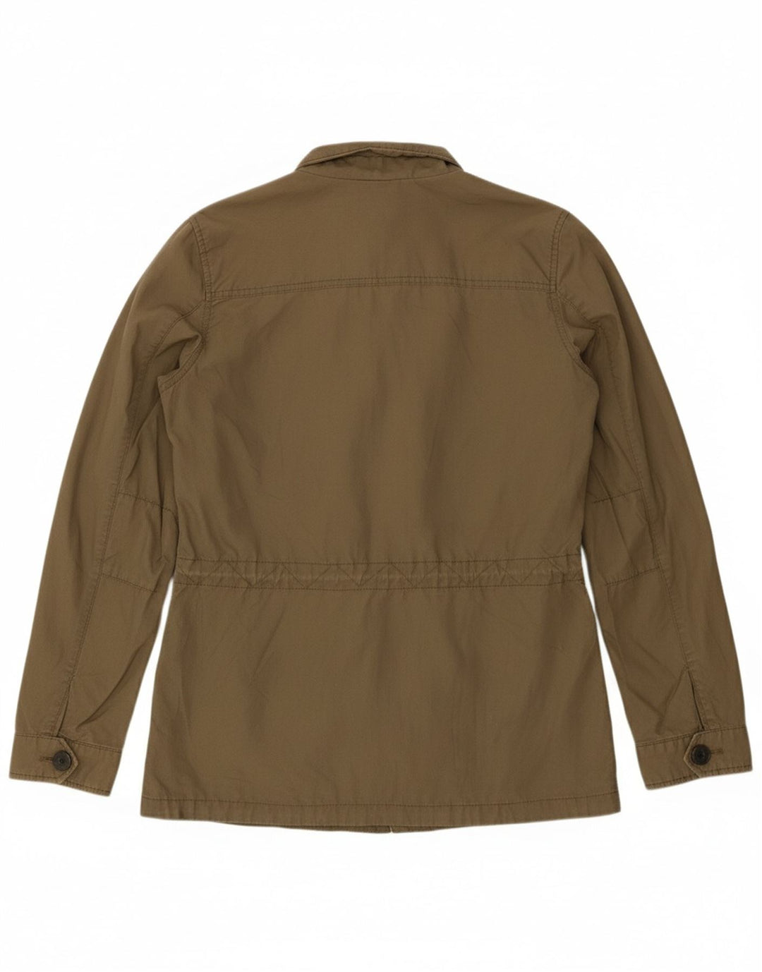 FAT FACE Womens Utility Jacket UK 10 Small Khaki Cotton
