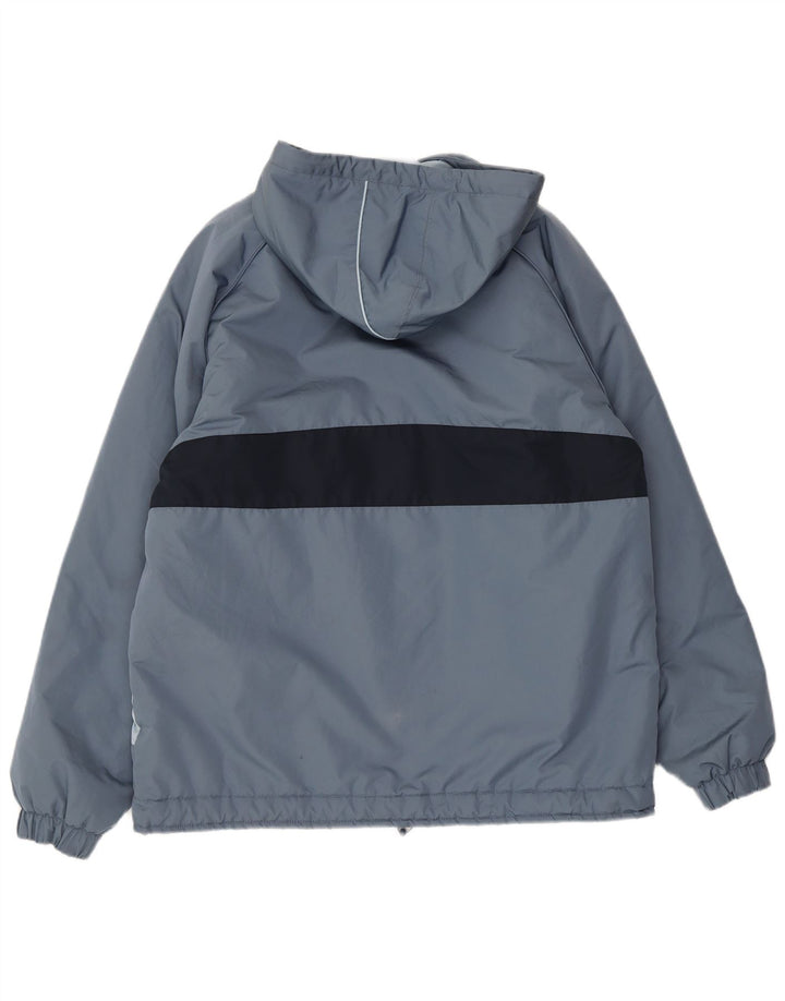 Ellesse muška anorak jakna s kapuljačom UK 38 poliester srednje sive boje