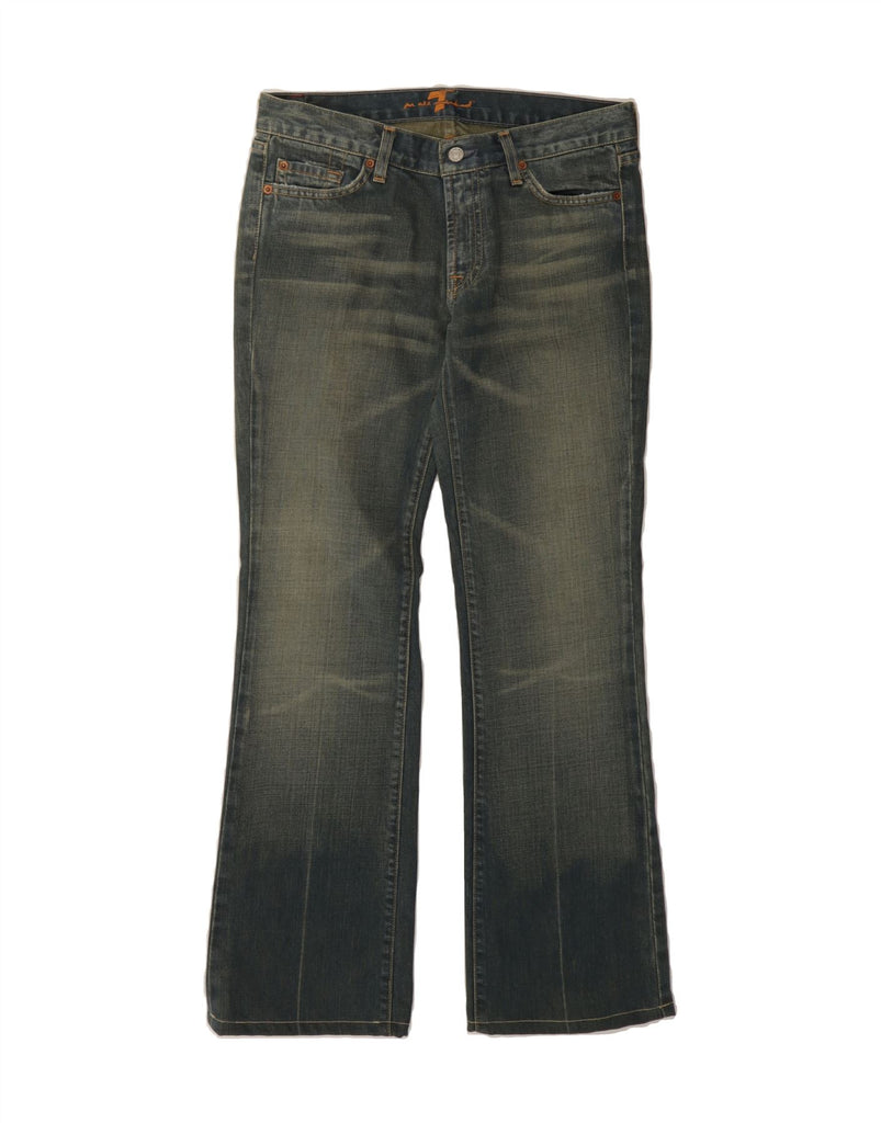 7 FOR ALL MANKIND Womens Bootcut Jeans W29 L30 Blue Cotton Vintage 7 For All Mankind and Second-Hand 7 For All Mankind from Messina Hembry 