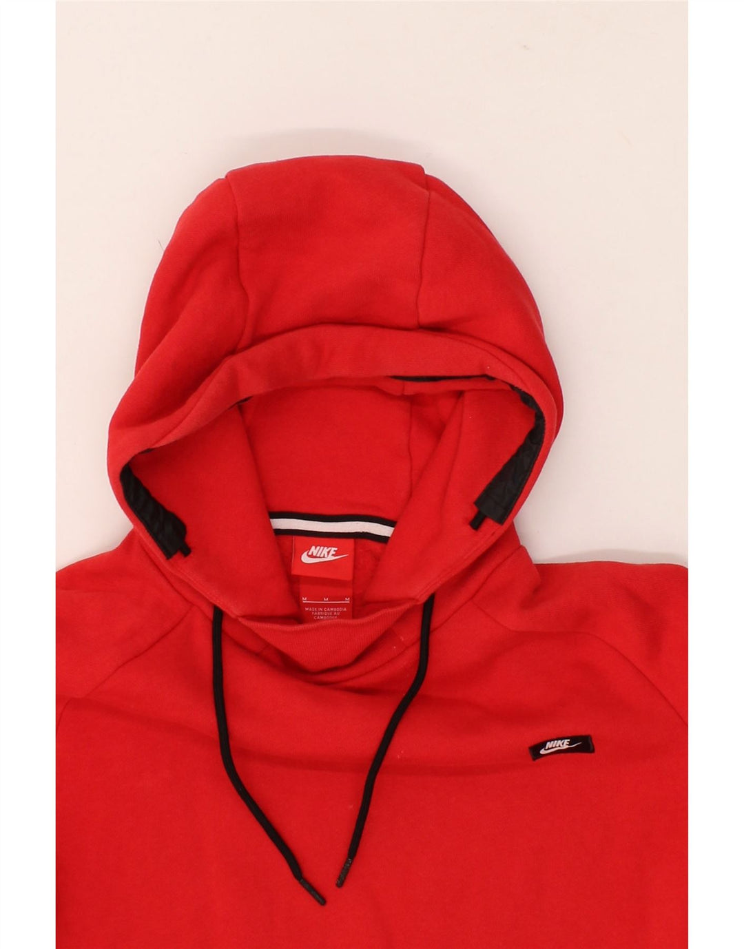 NIKE Muška majica s kapuljačom, srednji crveni pamuk