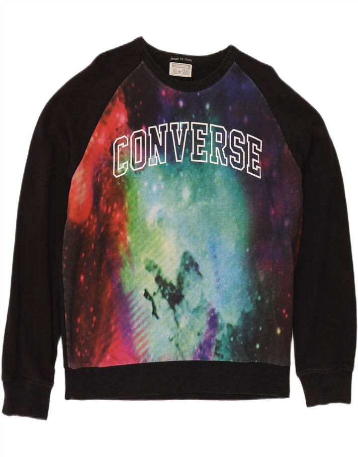 CONVERSE muški džemper s grafičkim motivima XL Black Tie Dye Pamuk