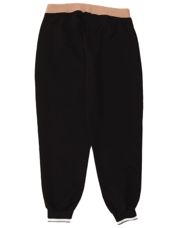 Zara Ženska trenirka Hlače Joggers UK 14 Veliki crni blok boja