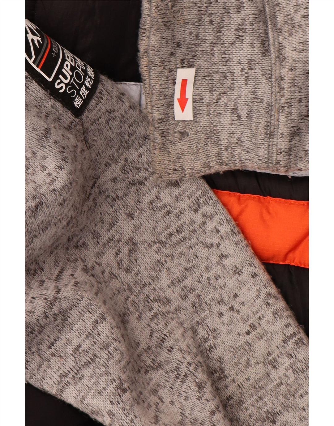 Superdry muška vjetrovka s kapuljačom UK 38 srednji crni poliester