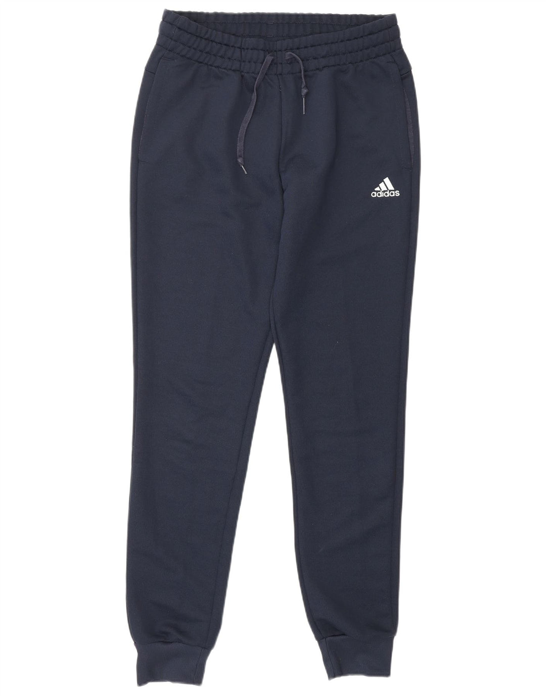 Adidas Ženska trenirka Hlače Joggers UK 8/10 Male tamnoplave poliesterske