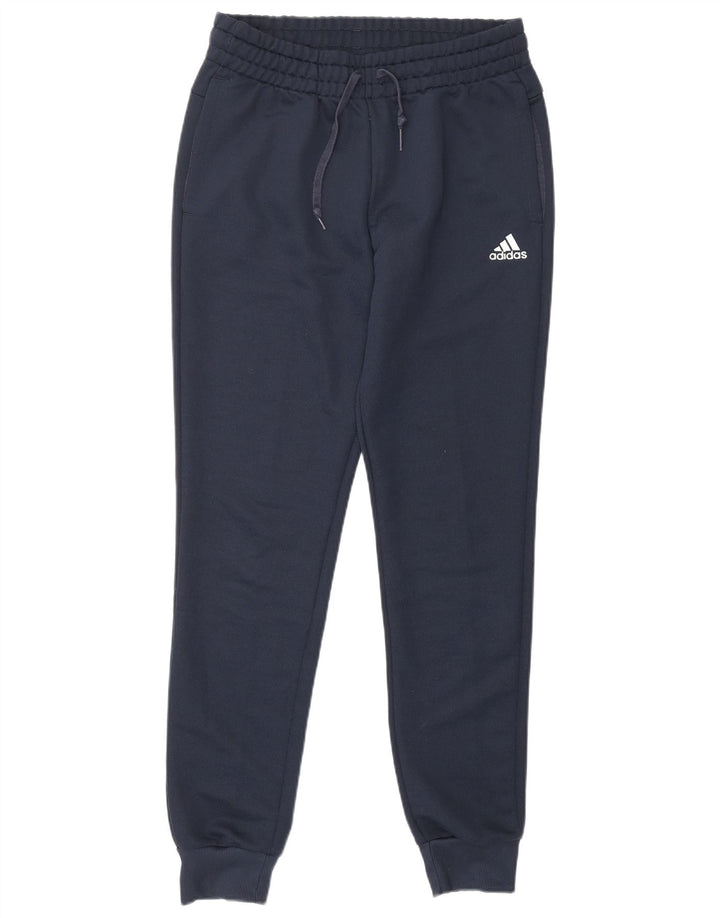 Adidas Ženska trenirka Hlače Joggers UK 8/10 Male tamnoplave poliesterske