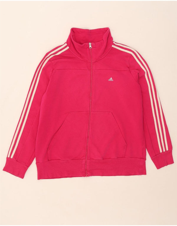 Adidas ženska trenirka Climalite gornja jakna UK 24/26 2XL ružičasti pamuk