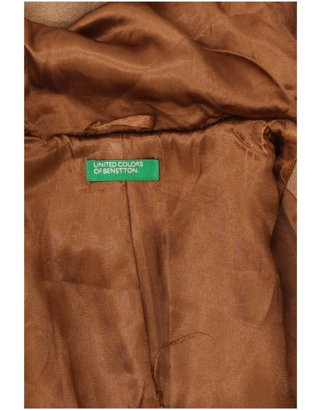 Benetton ženski duffle kaput s kapuljačom UK 10 Small Beige