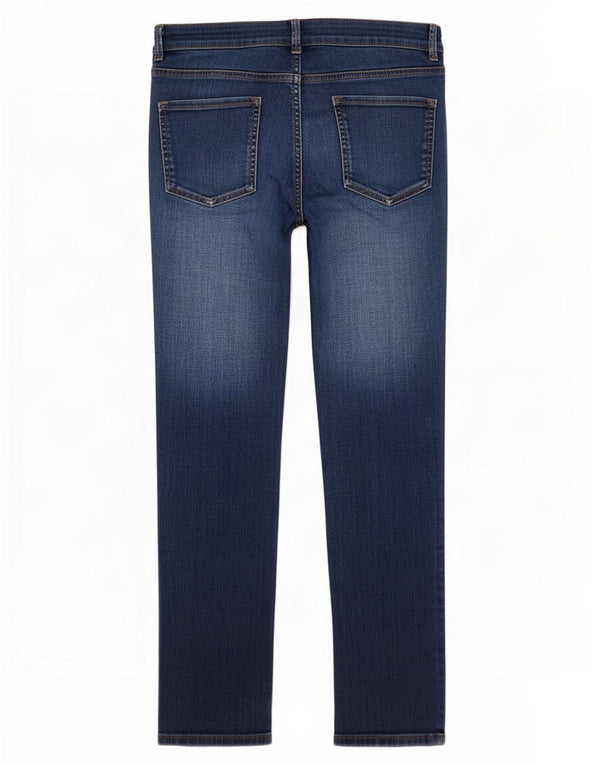 Marks & Spencer Ženske The Lily Slim Jeans UK 14 Large W30 L26 Plavi pamuk