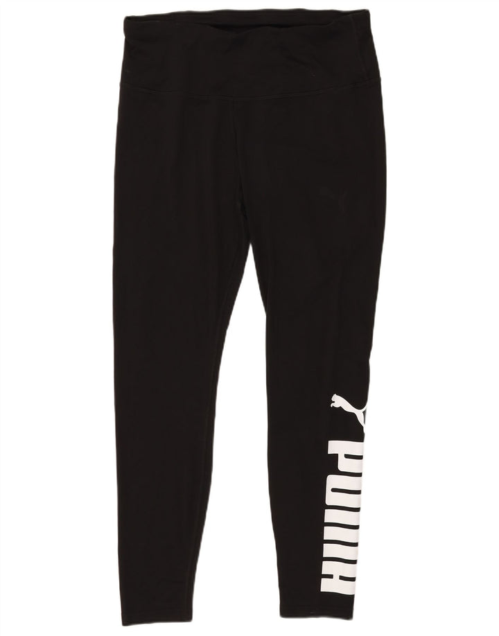 Puma ženske grafičke tajice UK 18 XL crni poliester