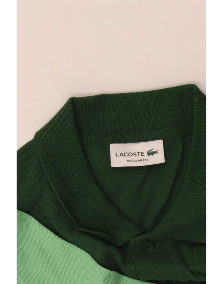 Lacoste muška polo majica standardnog kroja srednje zelene boje