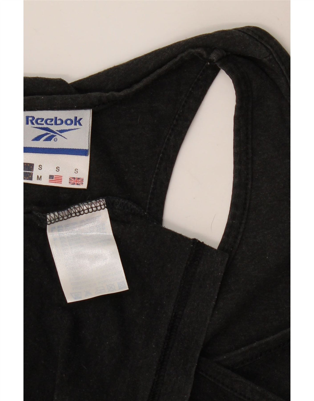 REEBOK Muški gornji dio prsluka Mali sivi pamuk