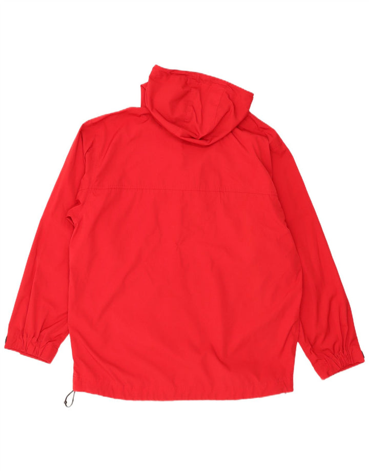 Timberland muška grafička anorak jakna s kapuljačom UK 38 srednji crveni poliester
