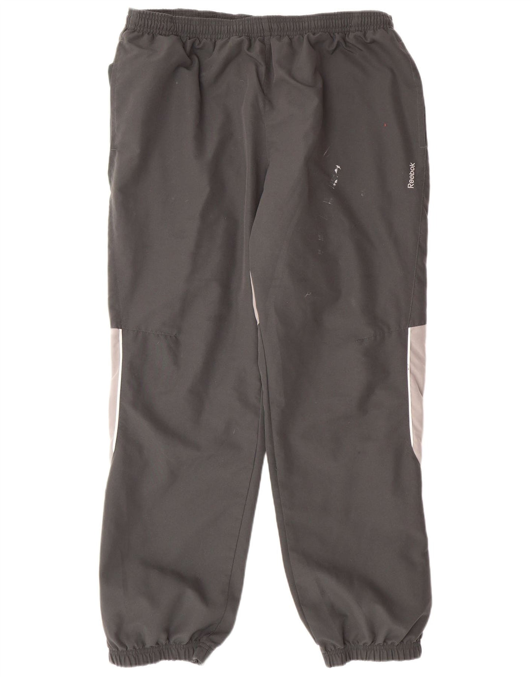 REEBOK Mens Tracksuit Trousers Joggers XL  Grey Colourblock Polyester