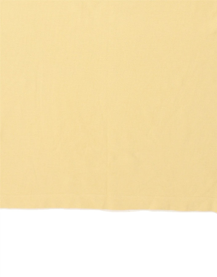 FILA Mens Polo Shirt Medium Yellow Cotton | Vintage Fila | Thrift | Second-Hand Fila | Used Clothing | Messina Hembry 