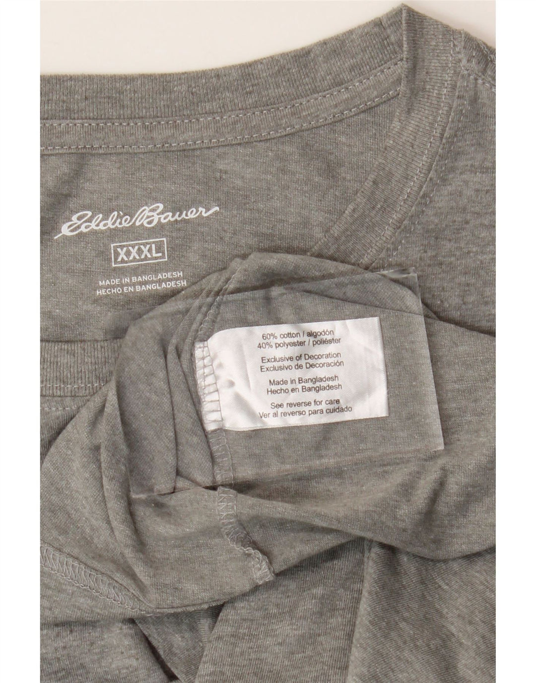 Eddie Bauer Muška majica kratkih rukava 3XL sivi pamuk