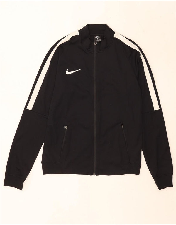 Nike Dri Fit trenirka gornja jakna srednje crne sportske boje