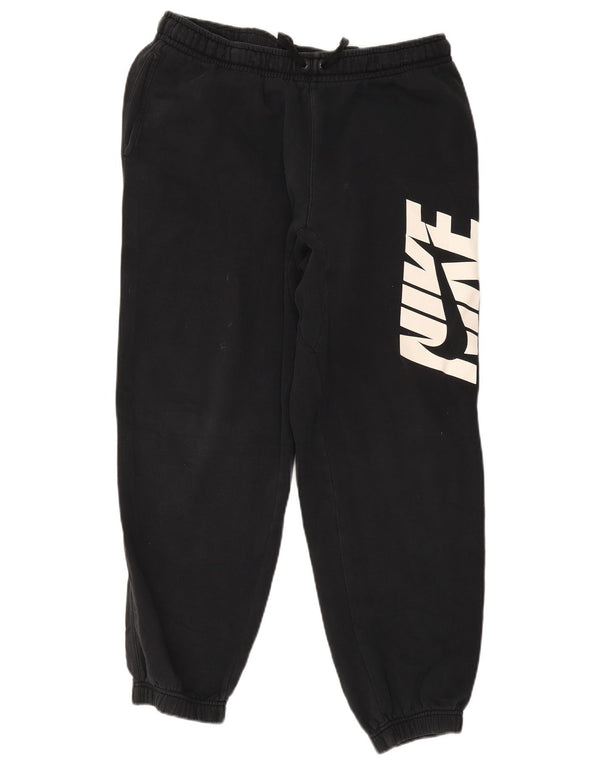 Nike muške grafičke trenirke hlače Joggers XL crni pamuk