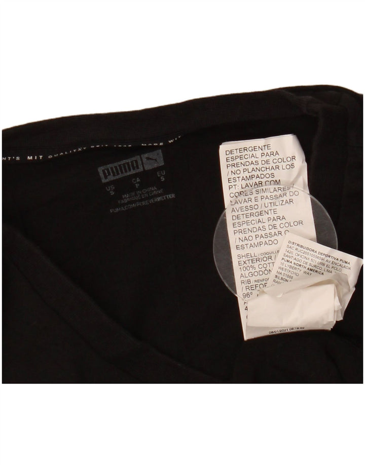 Puma muška majica s grafičkim motivima Mala crna cvjetna pamučna priroda