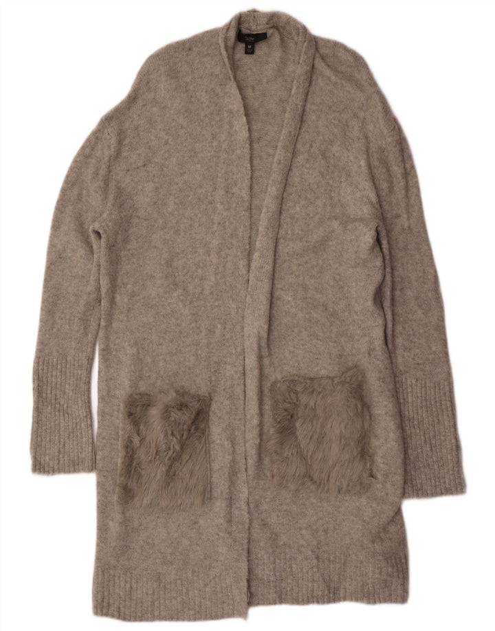 MOSSIMO ženski prekomjerni otvoreni kardigan pulover UK 14 srednje sivi