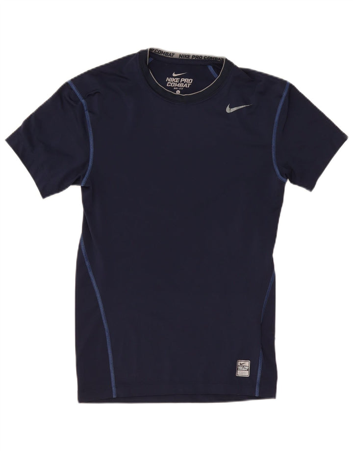 Nike muška profesionalna borbena majica kratkih rukava, veliki tamnoplavi poliester