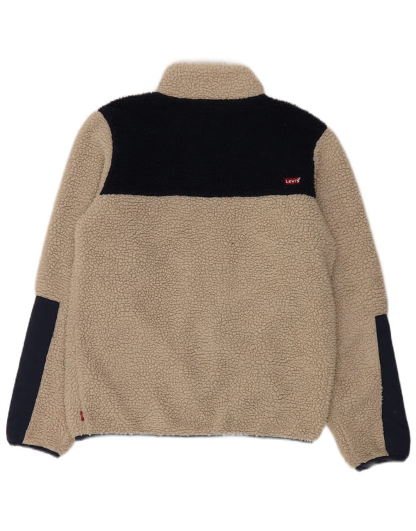 Levi's jakna od flisa za dječake 15-16 godina, bež boja, poliester