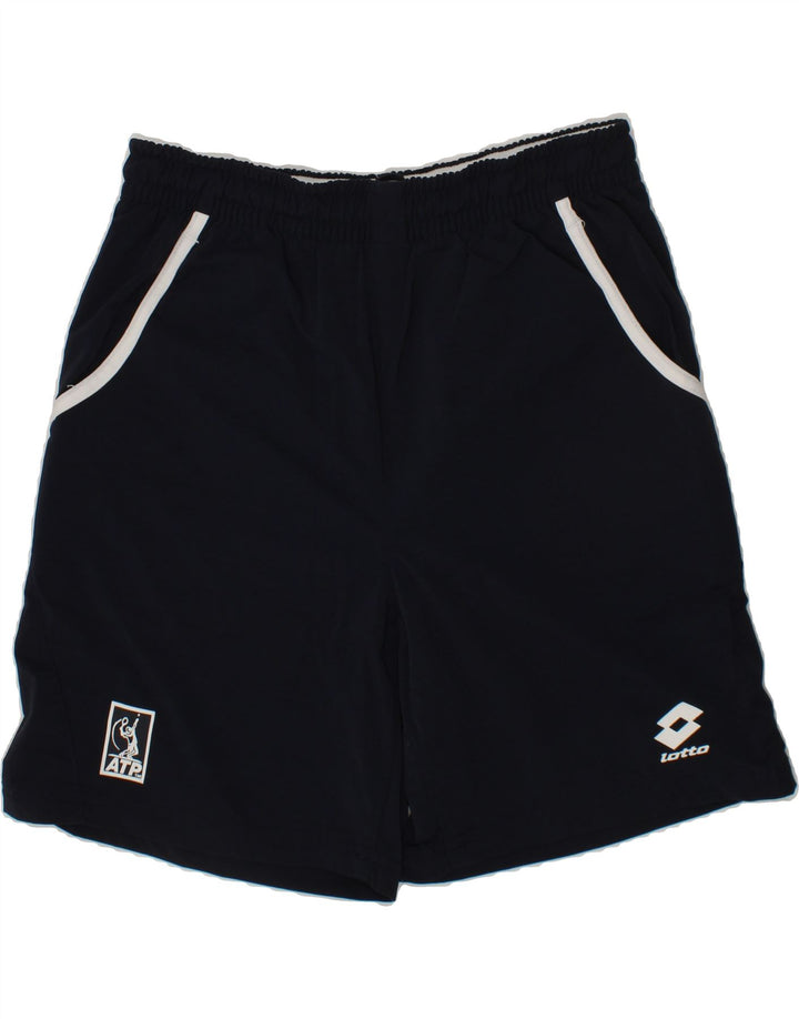 LOTTO Boys Sport Shorts 9-10 Years Small Navy Blue Polyamide Vintage Lotto and Second-Hand Lotto from Messina Hembry 