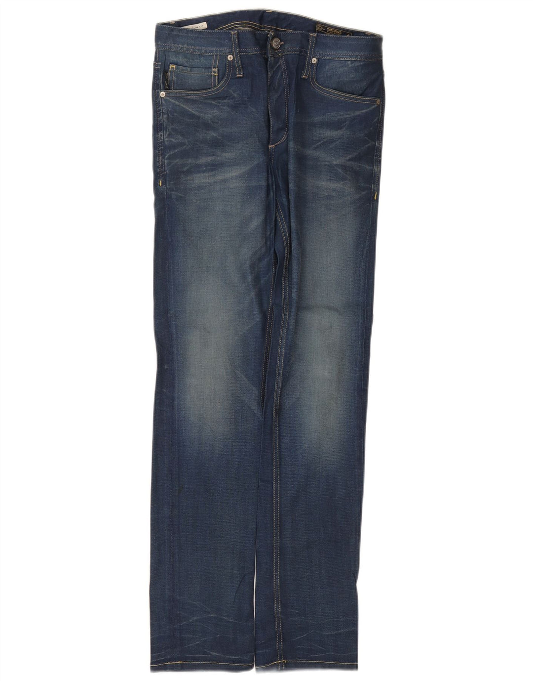 JACK & JONES Muške uske traperice W30 L32 Plava
