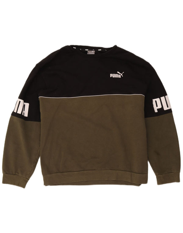 Puma muška majica s grafičkim motivima 2XL kaki pamuk