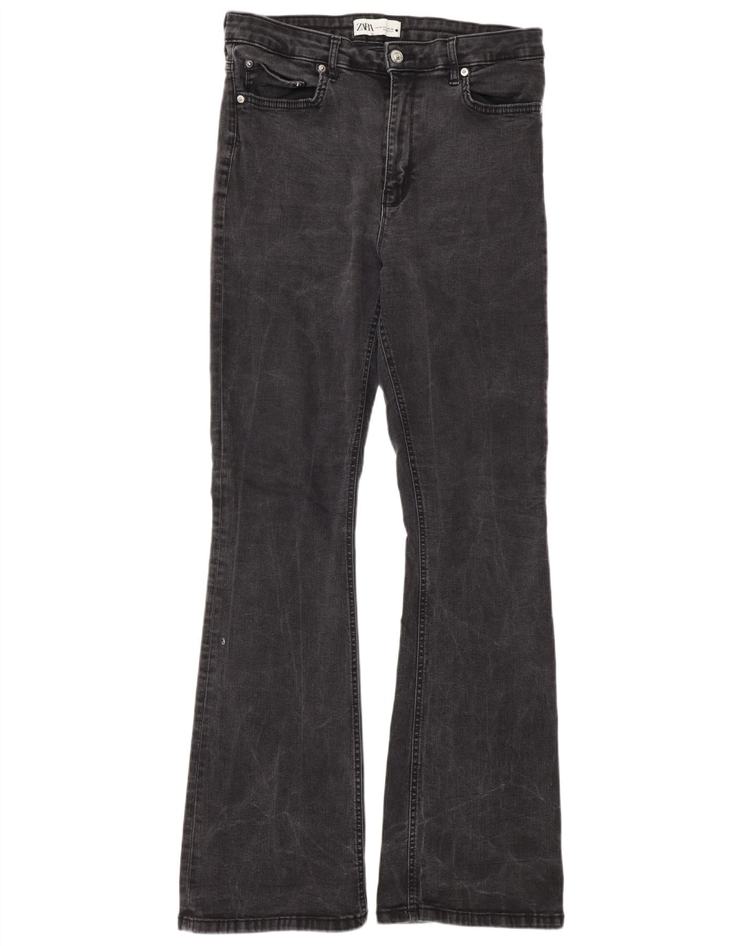 Zara ženske lepršave traperice EU 44 XL W34 L34 sive