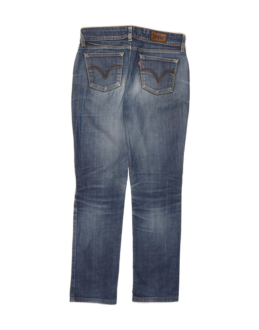LEVI'S Womens 571 Slim Jeans W30 L29 Blue Cotton Vintage Levi's and Second-Hand Levi's from Messina Hembry 