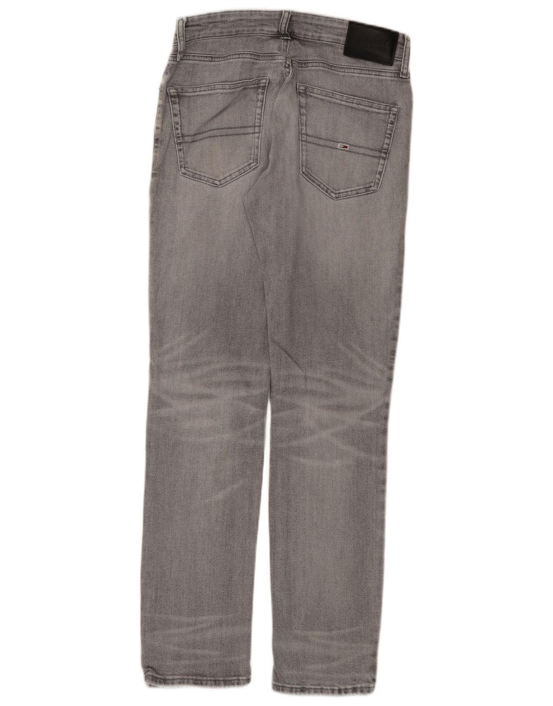 TOMMY HILFIGER Muške uske traperice Scanton W30 L32 Sivi pamuk