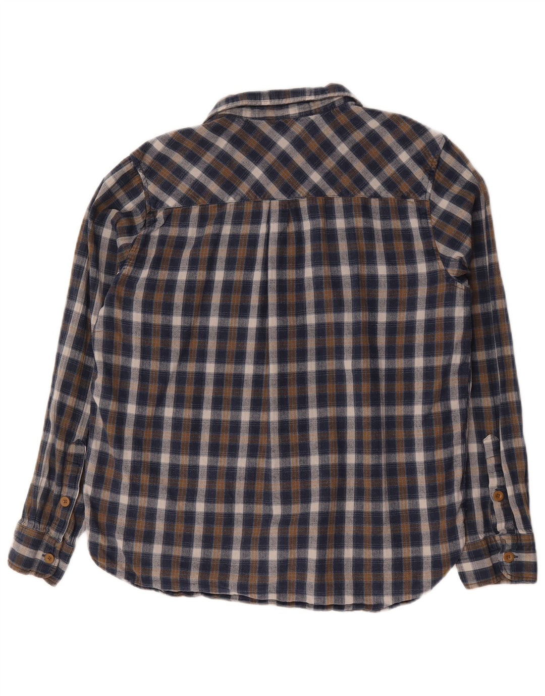 Mountain Warehouse muška flanelska košulja XL plavi karirani pamuk