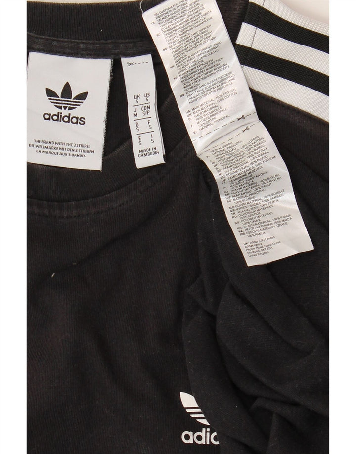 ADIDAS Muška majica kratkih rukava Mala crna pamučna majica