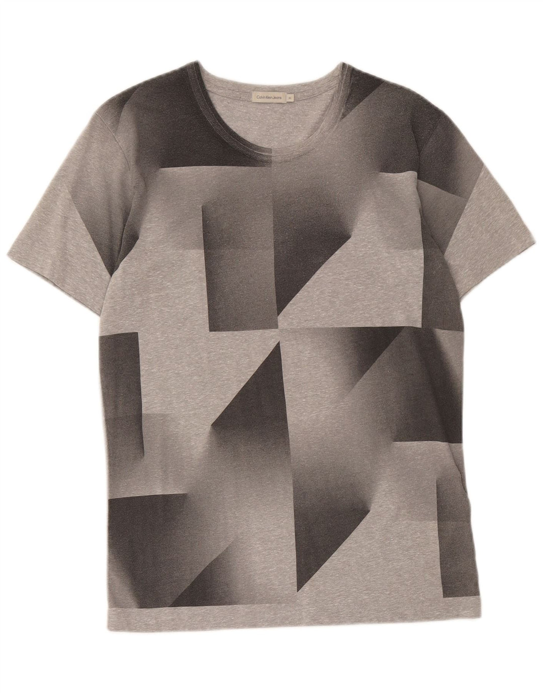 Calvin Klein Jeans Ženska majica kratkih rukava s grafičkim motivima srednje siva geometrijska