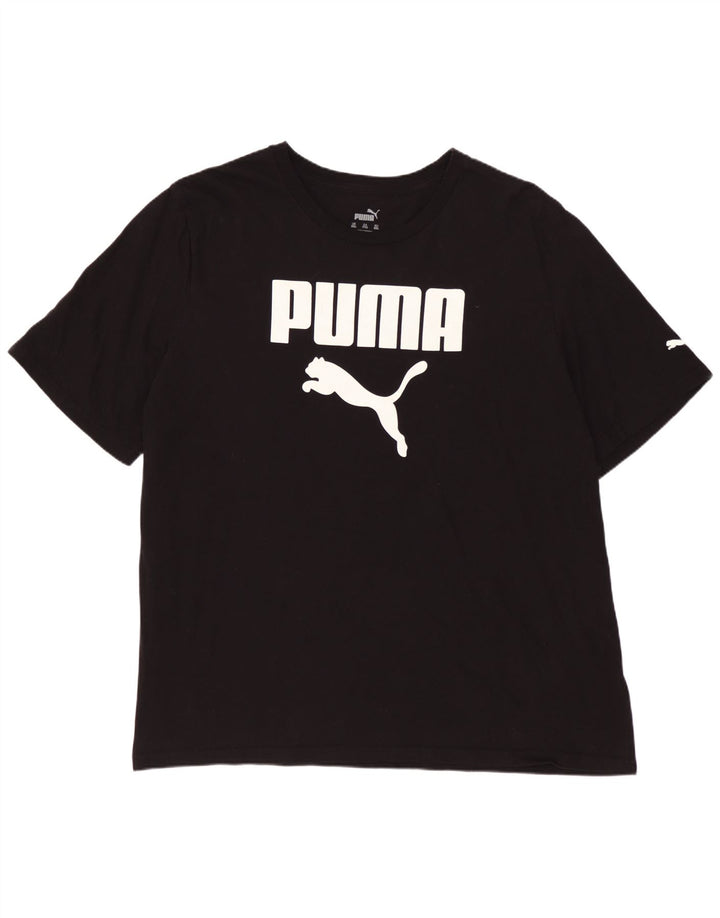 PUMA muška majica kratkih rukava s grafičkim motivima 2XL crni pamuk