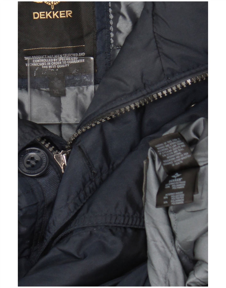Dekker muška pomoćna jakna UK 42 XL tamnoplavi poliamid